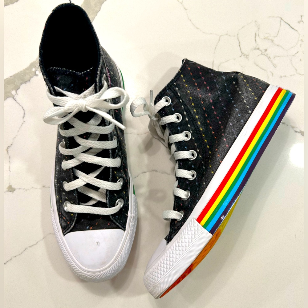 Converse All Star Rainbow High Top Sneakers Men’s Women’s Unisex
